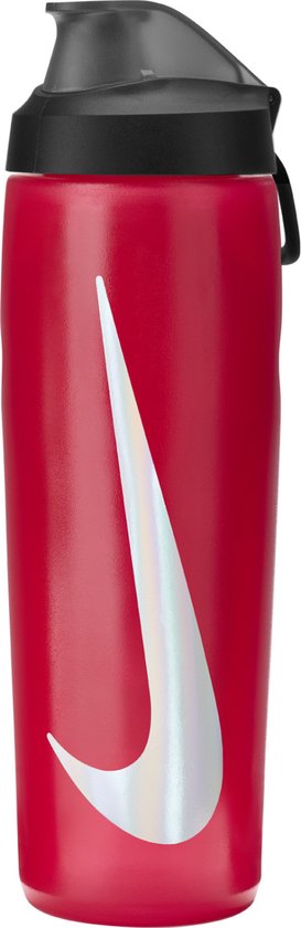 Nike Bidon Refuel Grip Locking - 0,7 liter - Rood/Zwart van Merkloos