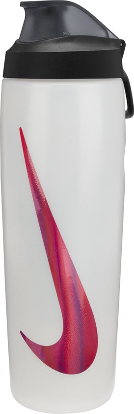 Nike Bidon Refuel Grip Locking - 0,7 liter - Transparant/rood/zwart van Nike