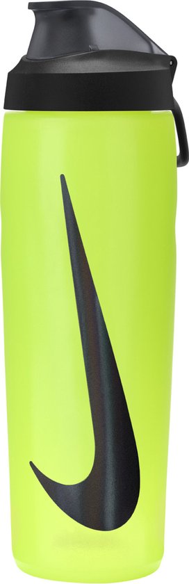 Nike Bidon Refuel Grip Locking - Fluo Geel/Zwart - 0.7 Liter van Merkloos