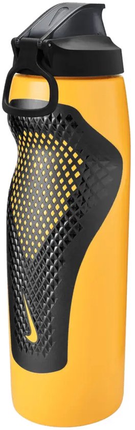 Nike Bidon Refuel Locking Lid Geel/Blauw 710ML