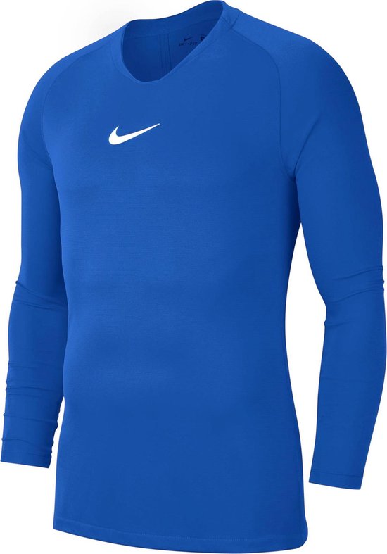 Nike Park First Layer Shirt Lange Mouw Kinderen - Royal | Maat: 128