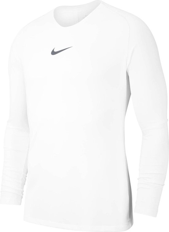 Nike Park First Layer Shirt Lange Mouw Kinderen - Wit | Maat: 128