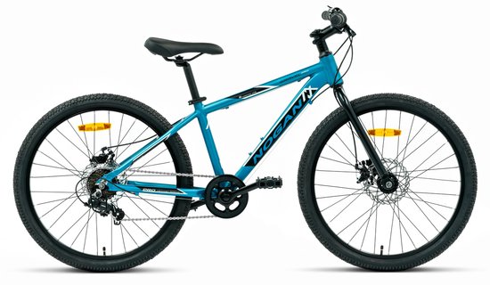 Nogan Gravel PRO - Lichtgewicht Kinderfiets - 24 inch - 7 versnellingen - Blauw van Nogan