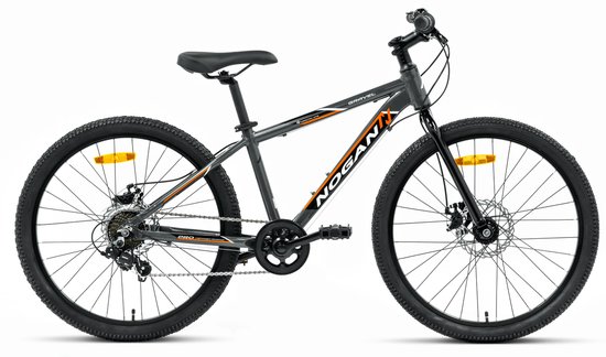 Nogan Gravel PRO - Lichtgewicht Kinderfiets - 24 inch - 7 versnellingen - Grijs van Nogan