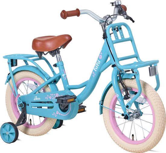 Nogan Kiki - Kinderfiets - Meisjesfiets - 12 inch - Turquoise van Nogan