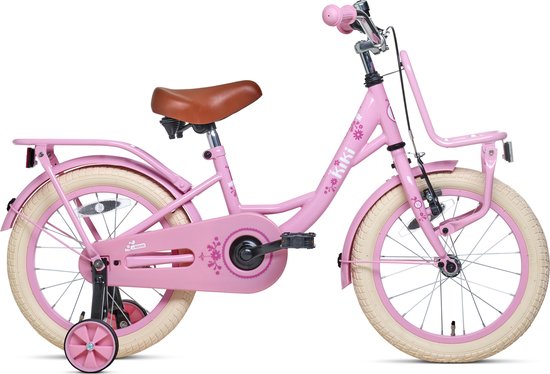Nogan Kiki - Kinderfiets - Meisjesfiets - 16 inch - Roze van Nogan