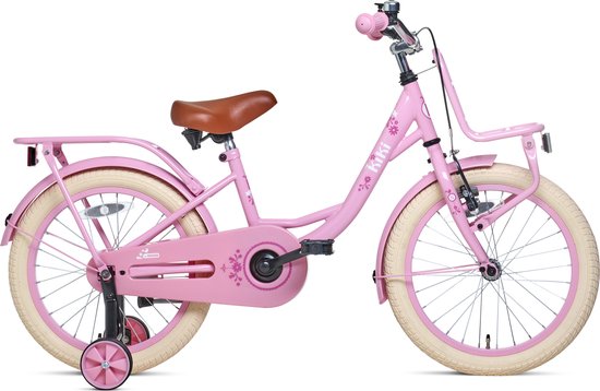Nogan Kiki - Kinderfiets - Meisjesfiets - 18 inch - Roze van Nogan
