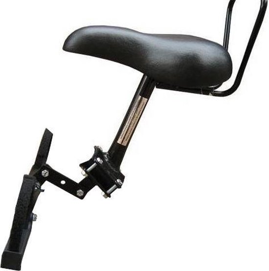 Non-branded Fietszitje Voor Op Buis Damesfiets Dubbele Stang Zwart van Non-branded