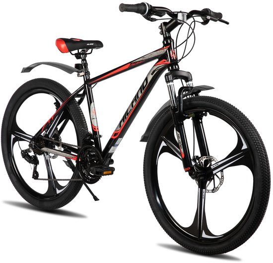 Novari - Mountainbike - Fiets - Mountainbike 26 inch - Uniek spaakontwerp - Lichtgewicht aluminium frame - Stevige vering van Merkloos
