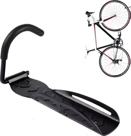 Olivivo® - PRO Wand Fiets ophangsysteem - Muurbeugel en Wandhouder - Fietshaak Muurbevestiging - Fietsenrek - Ruimtebesparende Fiets ophangsysteem - Fiets Opslag en Ophangbeugel van Olivivo®