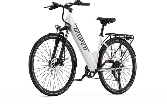 ONESPORT OT12 E-bike - 25 km/u - 27.5inch - 40km actieradius - 250W motor - 36V 13Ah accu - wit
