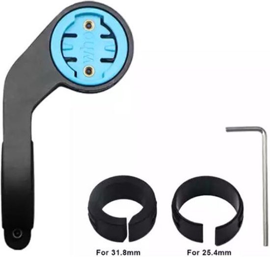 ONF Lichtgewicht Stuurhouder geschikt voor Wahoo ELEMNT, BOLT V1 / V2, ROAM V1 / V2 - Fietscomputer bikemount - 30 gram - Zwart