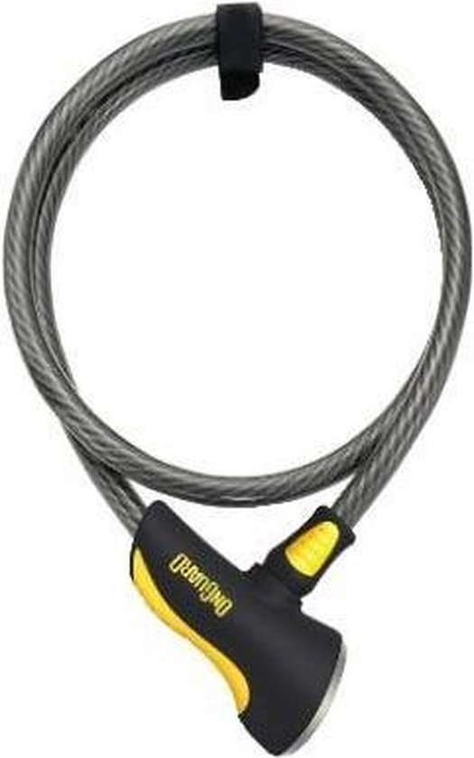 Onguard Kabelslot Akita 185 Cm X 12 Mm Grijs/zwart van Onguard