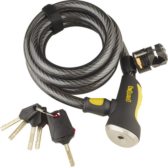 Onguard Kabelslot Dobermann 185 Cm X 15 Mm Zwart van Onguard