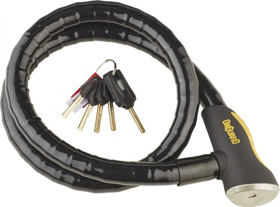 Onguard Kabelslot Rottweiler 2,5 X 120 Cm Staal/rubber Zwart van Onguard