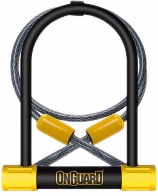 Onguard U-slot Bulldog Met Kabelslot 115 X 230 Mm Staal Zwart van Onguard
