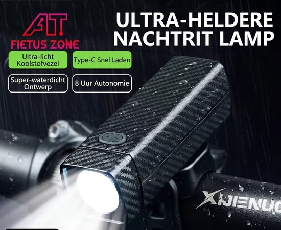 Oplaadbaar USB-fietslicht Voorlicht Rood achterlicht Eenvoudig te installeren Fietsaccessoires voor de fiets