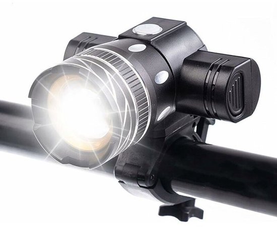 Oplaadbare fietslamp Geschikt voor het Geschikt voorwiel met 5000 lumen, waterdichte LED-fietslamp met hoge helderheid, 6 uur batterijduur Geschikt voor gebruik op de weg.