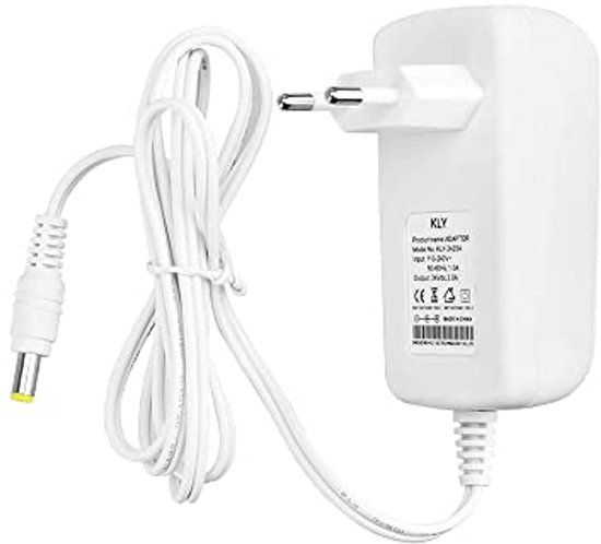 Oplader 12V 2A met DC 5,5 x 2,5 mm Aansluiting - Wit