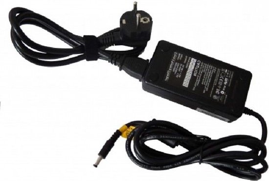 Oplader voor E-bike - Voor 24V Accu's - 29,4V - 1,5A - 52W - 5,5x2,1mm - Zwart van Merkloos