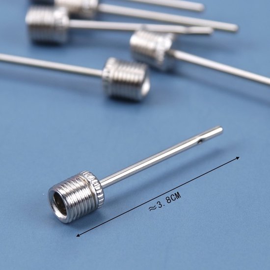 Oppompnippel | Fietspomp naald | Balpomp Nippel | Naaldmodel | Voetbalpomp - 2 stuks van Avento