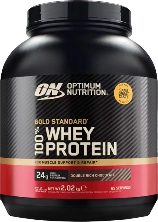 Optimum Nutrition 100% Whey Gold Standard (2000g) Double Rich Chocolate - Eiwitten - Wei-eiwit Mix