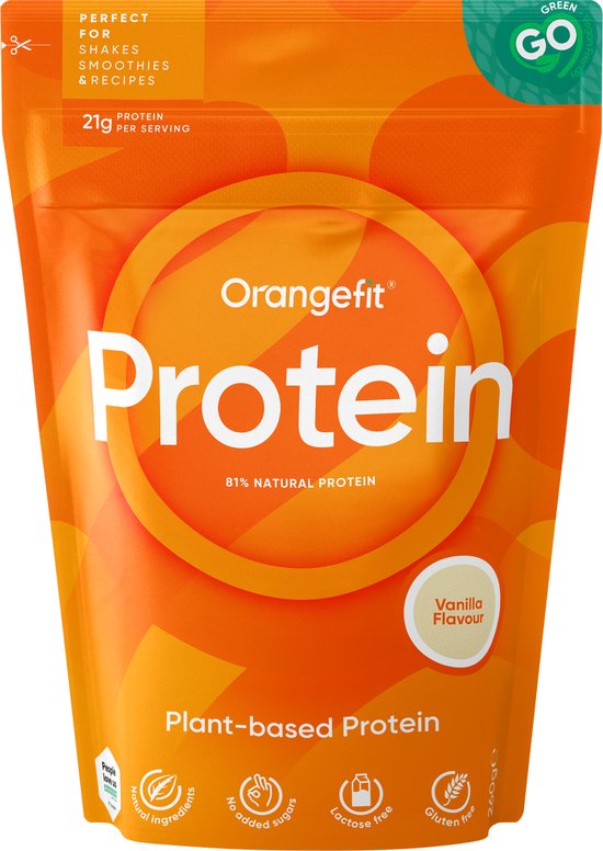 Orangefit Proteïne Poeder / Vegan Eiwitshake - 260g - Vanille