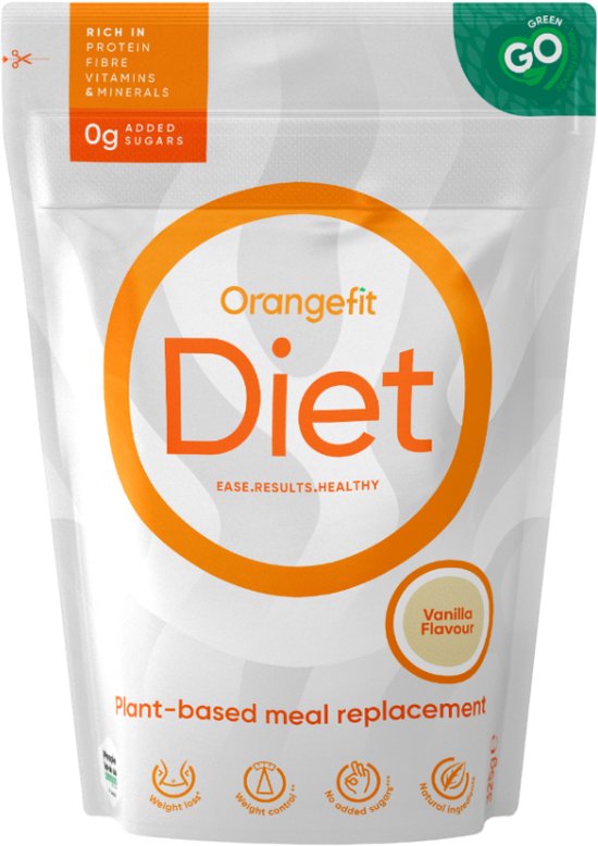 Orangefit® | Vegan Dieet Maaltijd | Vanille 325g | 1 x 325 gram