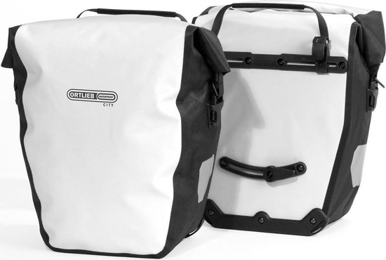 Ortlieb Back-Roller City Fietstas - 40 liter - wit - voor citybikers