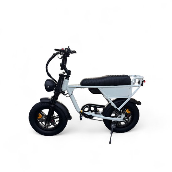 Ouxi C63 Mini Fatbike - Kinderfatbike - Wit - 16x4 inch - Accu 36V (10.5Ah) - 250W Motor - Shimano 7 Versnellingen - Hydraulische Remmen van Ouxi