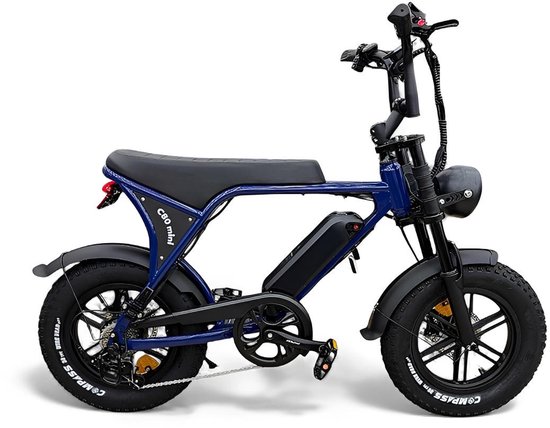 Ouxi C80 Mini Fatbike Donkerblauw van Merkloos