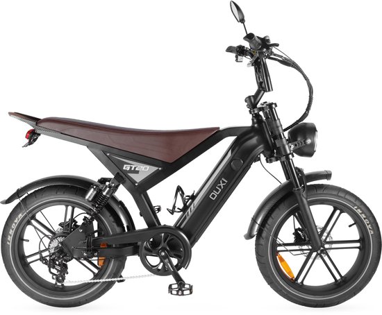 Ouxi GT20 - Fatbike - Zwart - 720Wh van Merkloos