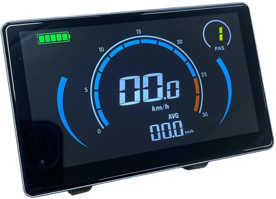 Ouxi HC80 display — full-color, NFC-kaart, 25 km/u (V8/C80/V20)