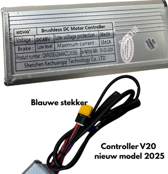Ouxi - V8 - Controller - korte Achterlichtkabel 0nder zadel - Elektrische fatbike