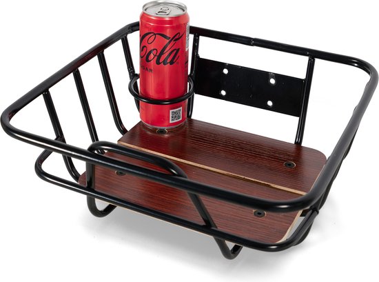 OUXI V8 FATBIKE | VOORDRAGER | BAGAGEDRAGER| HOUT| MET BEKERHOUDER van Ouxi