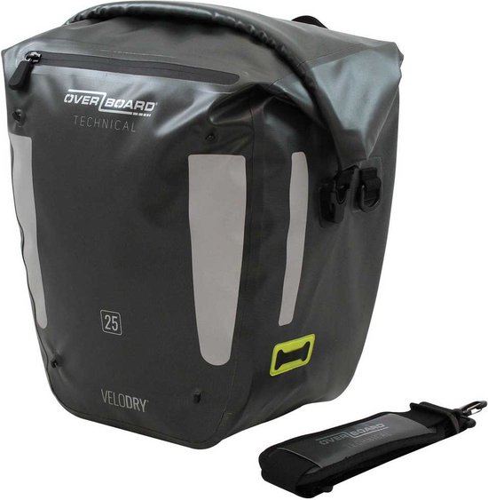 OVERBOARD Waterproof Saddlebag 25L Rugzak - Grey van OverBoard