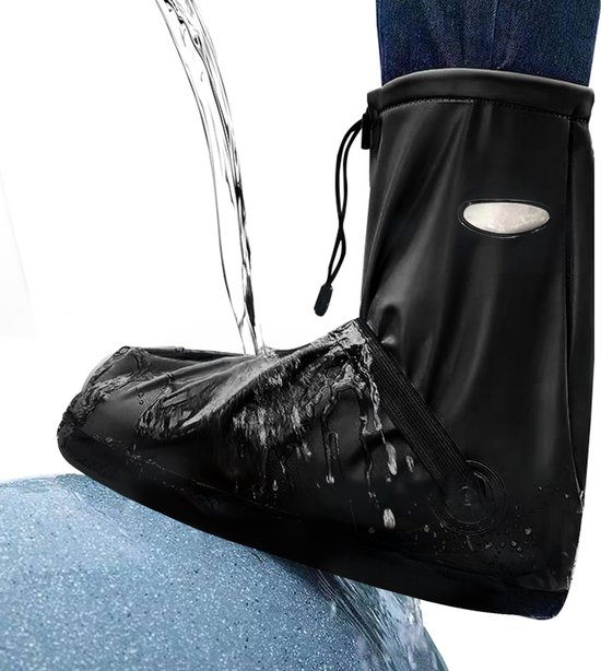 Overschoenen Waterdicht - Regenschoenen Fiets - Schoenhoesjes - Zwart - Maat 37-39