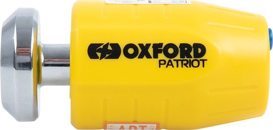 Oxford ART 4 gekeurd schijfremslot met 14mm pin en ophangbeugel - Schijfremslot voor de Motor van Oxford