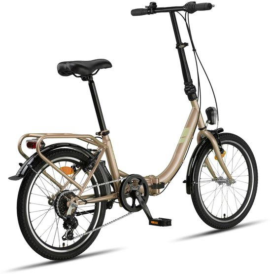 Pacto Eight Vouwfiets 6v Roze Folding Bike Plooifiets Lage Instap Shimano 20 inch van PACTO