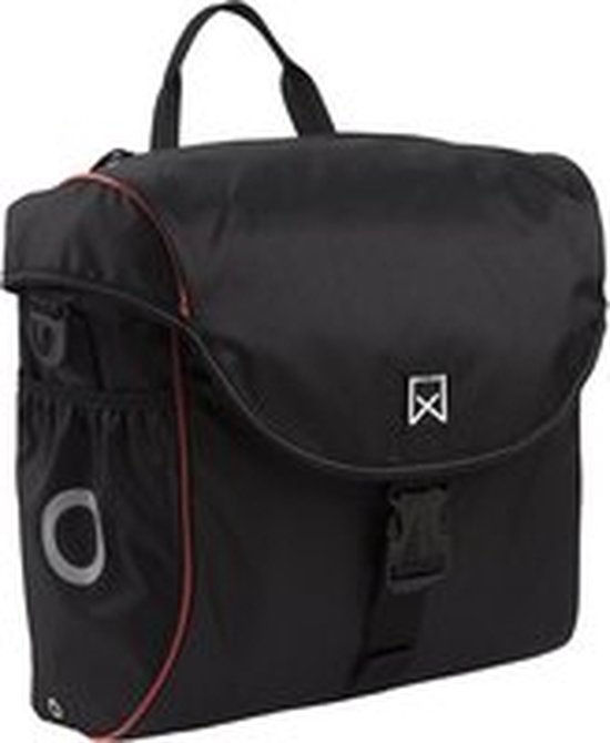 Pakaftas 300 S Zwart/Rood van B'twin