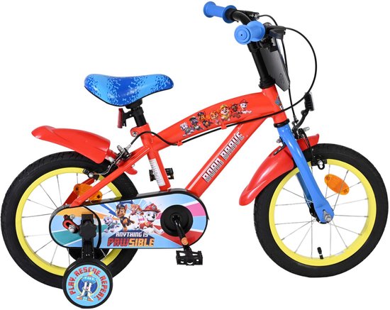 Paw Patrol Kinderfiets - Jongens - 14 inch - Twee handremmen van PAW PATROL