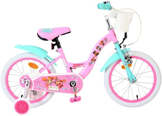 Paw Patrol Kinderfiets - Meisjes - 16 inch - Roze van PAW PATROL