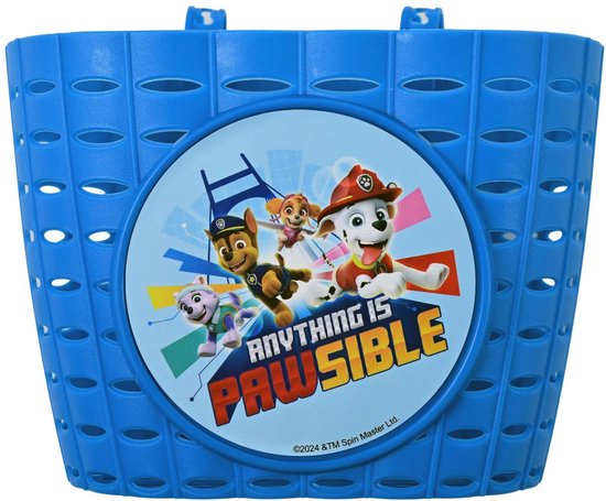 Paw Patrol Plastic Mandje - Jongens - Blauw