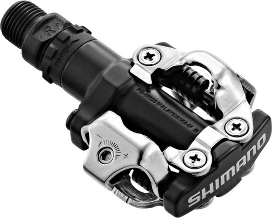 Pedaalset Shimano SPD M520 met schoenplaatjes SM-SH51 - zwart van Merkloos
