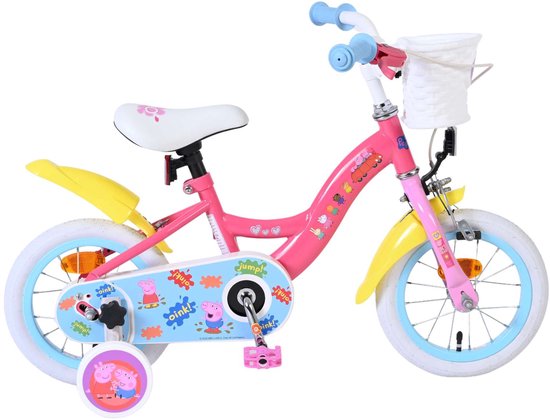 Peppa Kinderfiets - Meisjes - 12 inch - Roze van Merkloos