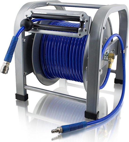 Persluchthaspel - 30m - blauw