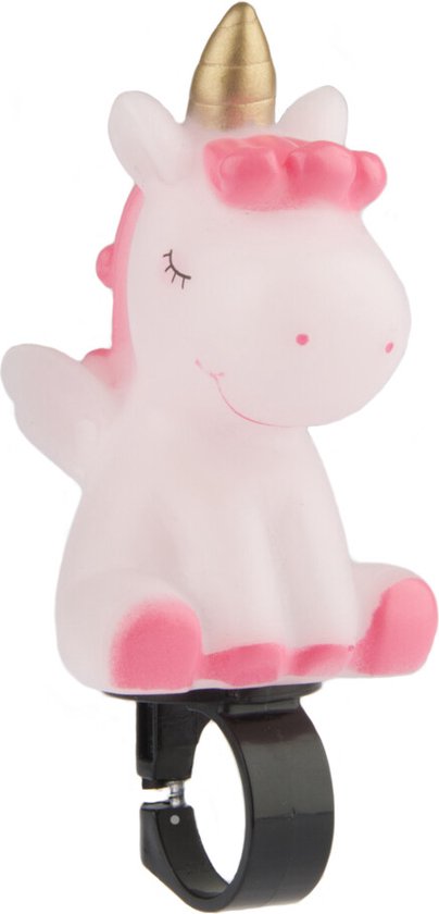 Pexkids Kinderfietstoeter - Paard - Veilig en Speels - Wit - Enkel Stuk van Merkloos