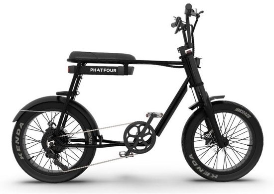 Phatfour FLB+ – Black – 470Wh – Elektrische Fatbike van Merkloos