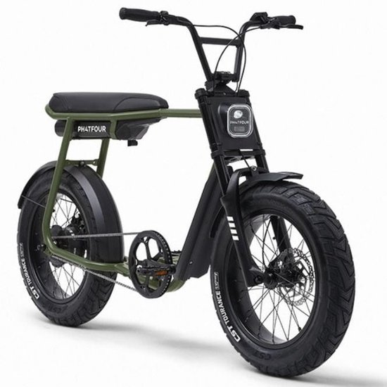 Phatfour FLX – Groen – 522Wh – Elektrische Fatbike van Merkloos