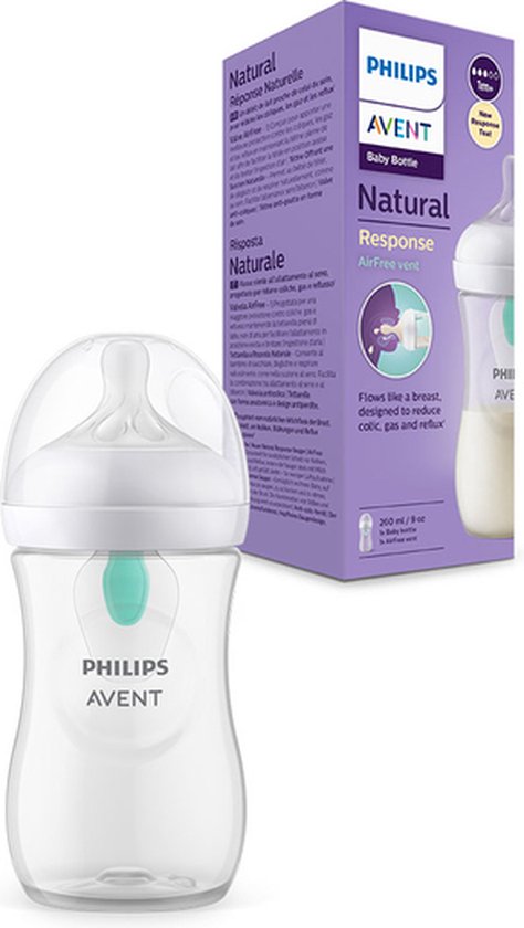 Philips Avent - AirFree Babyfles - Natural Response - 1 stuk - 260ml van Philips